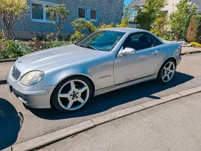 Gebraucht Mercedes SLK200 163 PS (119 kW) 2003 Silber Cabrio