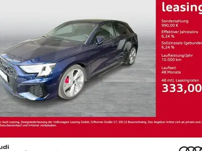 Brugt Audi S3 Sport 310 HK (228 kW) 2024 Blå Sedan