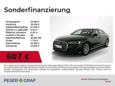 Second-hand Audi A8 Ambiente 286 CP (210 kW) 2023 Negru Berlinǎ
