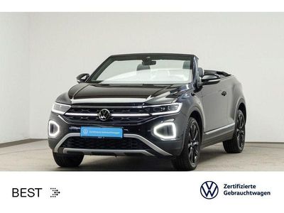 Gebraucht VW T-Roc Cabriolet Style 150 PS (110 kW) 2022 Deep black perleffekt Cabrio