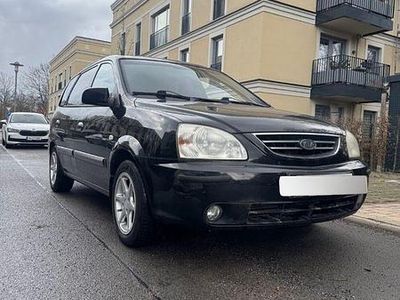Gebraucht Kia Carens 110 PS (80 kW) 2003 Schwarz Van / Kleinbus