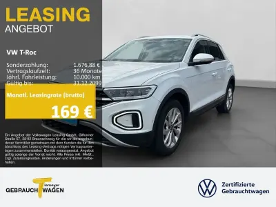 Gebraucht VW T-Roc Style 110 PS (80 kW) 2022 Weiß SUV