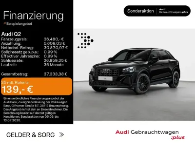 Gebraucht Audi Q2 S-Line 150 PS (110 kW) 2025 Mythosschwarz metallic SUV