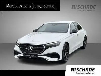 Gebraucht Mercedes E220 AMG line 205 PS (150 kW) 2024 Weiß Limousine