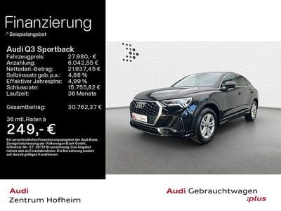Schwarz Gebraucht 2022 Audi Q3 Sportback Performance SUV | 26.770 € (Superpreis)