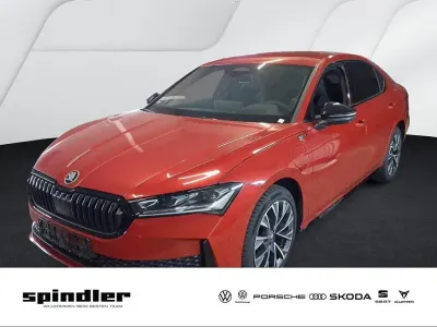 Gebraucht Skoda Superb SportLine 150 PS (110 kW) 2025 Carmine rot metallic Limousine