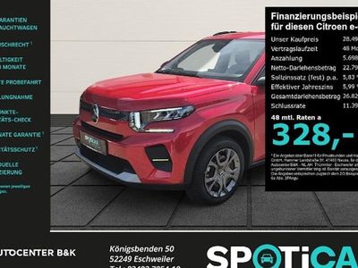 Rot Gebraucht 2025 Citroën e-C3 Limousine | 28.490 € (Teuer)