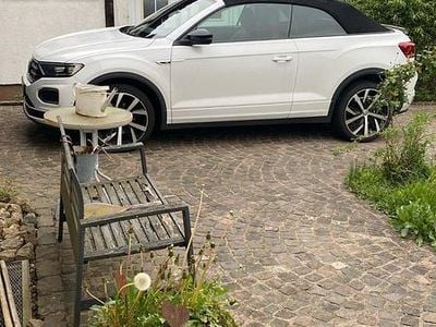 Gebraucht VW T-Roc Cabriolet R-line 150 PS (110 kW) 2020 Weiß Cabrio