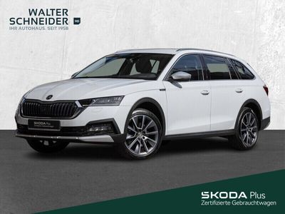 gebraucht Skoda Octavia Combi 2.0 TDI DSG 4x4 Scout Navi LED ACC