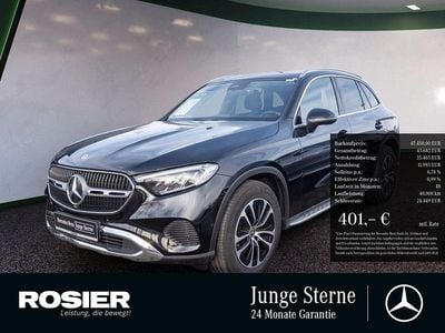 Schwarz / obsidianschwarz (metallic) Gebraucht 2024 Mercedes GLC200 Avantgarde SUV | 47.450 € (Superpreis)