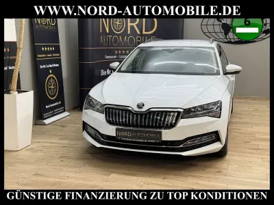 Occasion Skoda Superb Ambition 218 PK (160 kW) 2020 Wit Stationwagen