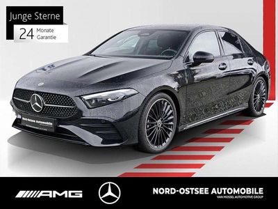 Gebraucht Mercedes A200 AMG 150 PS (110 kW) 2025 Metalliclack kosmosschwarz Limousine