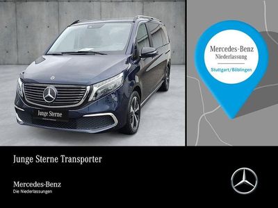 Blau Gebraucht 2022 Mercedes EQV300 Avantgarde Van / Kleinbus | 44.980 € (Teuer)
