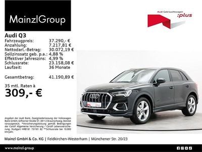 Gebraucht Audi Q3 S-Line 150 PS (110 kW) 2025 Mythosschwarz metallic SUV