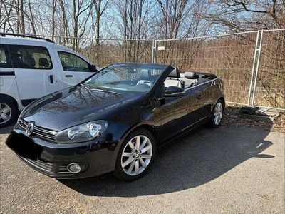 Second-hand VW Golf VII Trendline 105 CP (77 kW) 2013 Negru Cabrio