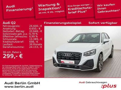 gebraucht Audi Q2 S line 35 TFSI S tronic