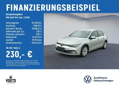 Gebraucht VW Golf VIII S 116 PS (85 kW) 2022 Silber Limousine