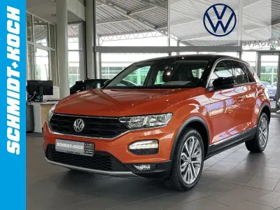 Gebraucht VW T-Roc IQ Drive 116 PS (85 kW) 2019 Orange (orange) SUV