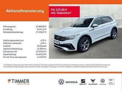 Gebraucht VW Tiguan R-line 150 PS (110 kW) 2024 Pure white SUV