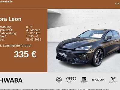 Neu Cupra Leon 150 PS (110 kW) 2026 Schwarz Limousine