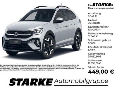 Nuova VW Taigo R-line 150 CV (110 kW) 2026 Argento SUV