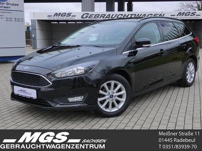 Gebraucht Ford Focus 125 PS (91 kW) 2018 Iridiumschwarz metallic Kombi