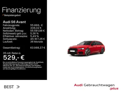Gebraucht Audi S6 Sport 344 PS (253 kW) 2023 Tangorot metallic (metallic) Kombi
