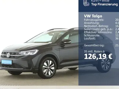 Brugt VW Taigo Goal 95 HK (69 kW) 2025 Sort SUV