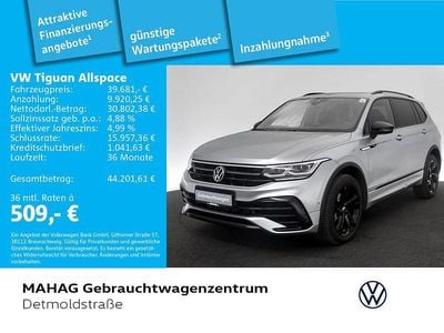 Silber Gebraucht 2024 VW Tiguan Allspace R-line SUV | 39.681 € (Fairer Preis)