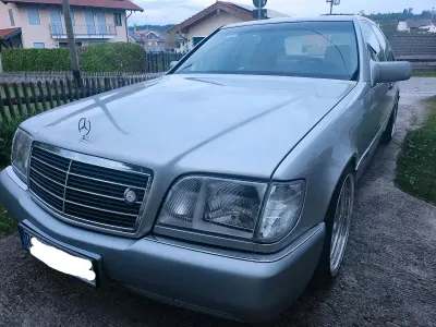 Brugt Mercedes E320 218 HK (160 kW) 1992 Sølv Sedan