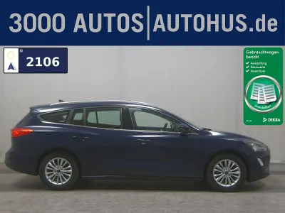 Gebraucht Ford Focus Titanium 120 PS (88 kW) 2020 Blau Kombi