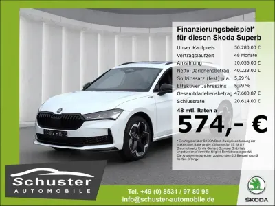 Nowe Skoda Superb SportLine 193 KM (141 kW) 2026 Biały Kombi