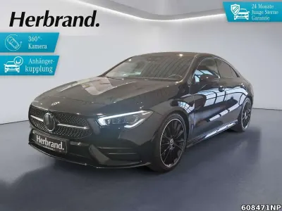 Gebraucht Mercedes CLA200 AMG line 163 PS (119 kW) 2023 Kosmosschwarz  metalliclack Coupé