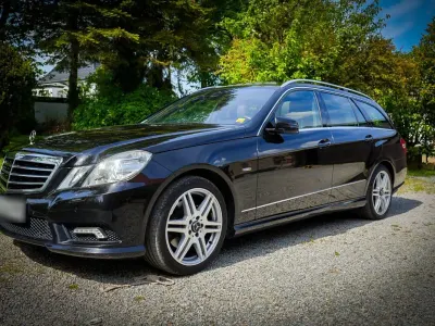 Brugt Mercedes E350 Avantgarde 231 HK (169 kW) 2009 Sort Stationcar