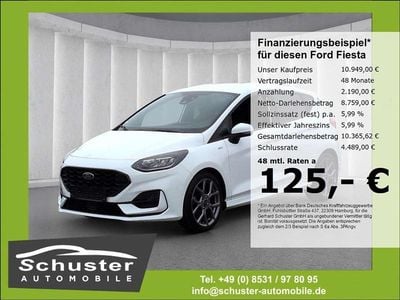 Gebraucht Ford Fiesta ST-Line 125 PS (91 kW) 2022 Weiss Kleinwagen