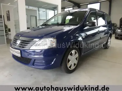 Gebraucht Dacia Logan MCV Ambiance 75 PS (55 kW) 2009 Blau Kombi