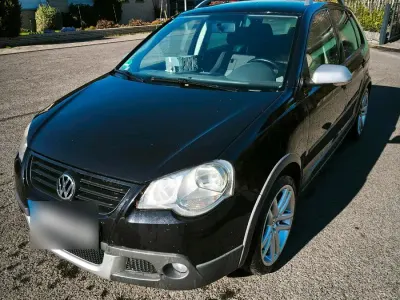 Gebraucht VW Polo Cross 80 PS (58 kW) 2008 Schwarz Kleinwagen