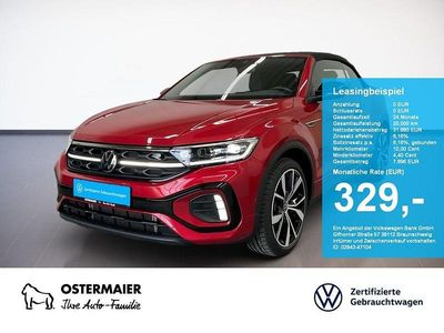Second-hand VW T-Roc Cabriolet IQ Drive 150 CP (110 kW) 2025 Roșu Cabrio