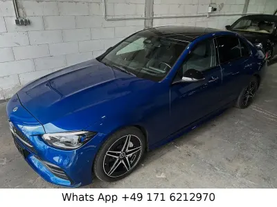 Gebraucht Mercedes C220 AMG Line Premium Plus 200 PS (147 kW) 2022 Spektralblau 970u Limousine