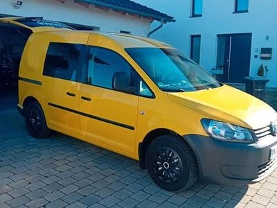 Gebraucht VW Caddy 75 PS (55 kW) 2012 Gelb Van / Kleinbus