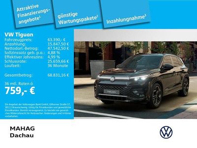 Schwarz Gebraucht 2026 VW Tiguan R-line SUV | 63.390 €