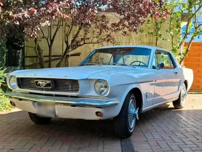 Brugt Ford V8 220 HK (161 kW) 1966 Hvid Coupe