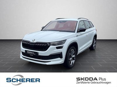 Gebraucht Skoda Kodiaq SportLine 200 PS (147 kW) 2022 Moonweiß perleffekt SUV