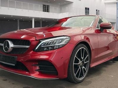 Gebraucht Mercedes C220 AMG line 194 PS (142 kW) 2018 Rot Cabrio