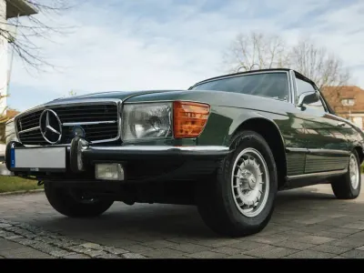 Gebraucht Mercedes SL350 200 PS (147 kW) 1971 Grün Cabrio