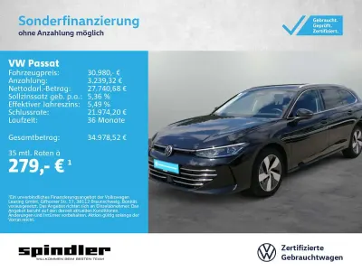Gebraucht VW Passat Elegance 150 PS (110 kW) 2025 Grenadillschwarz metallic Kombi