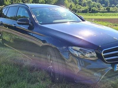 Brugt Mercedes E450 AMG line 367 HK (269 kW) 2019 Blå Stationcar
