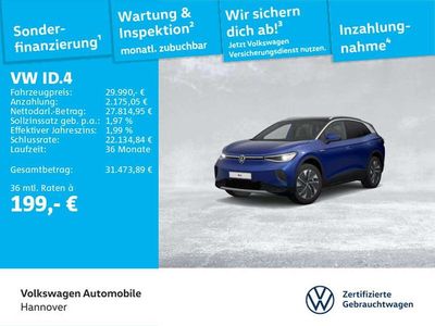 Blue dusk metallic Gebraucht 2022 VW ID.4 Pro Performance SUV | 29.990 € (Fairer Preis)