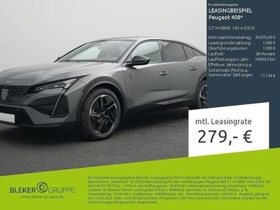 Seleniumgrau Neu 2025 Peugeot 408 GT GT Limousine | 39.870 € (Fairer Preis)