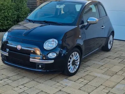 Second-hand Fiat 500 69 CP (50 kW) 2014 Negru Hatchback